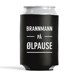 Bokskjøler Titler 'på ølpause' 10cm høyde Brannmann på ølpause - Happystar