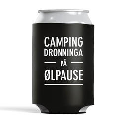 Bokskjøler Titler 'på ølpause' 10cm høyde Campingdronninga på ølpause - Happystar