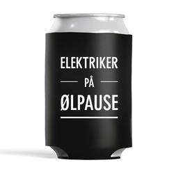 Bokskjøler Titler 'på ølpause' 10cm høyde Elektriker på ølpause - Happystar