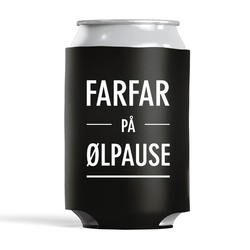 Bokskjøler Titler 'på ølpause' 10cm høyde Farfar på ølpause - Happystar