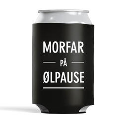 Bokskjøler Titler 'på ølpause' 10cm høyde Morfar på ølpause - Happystar