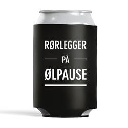 Bokskjøler Titler 'på ølpause' 10cm høyde Rørlegger på ølpause - Happystar