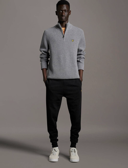 Ribbed knit jumper Grå - Lyle & Scott