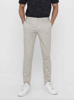 Mark pant melange Beige - Only and sons