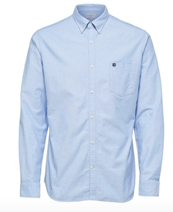 Reg Collect shirt Lyseblå - Selected homme