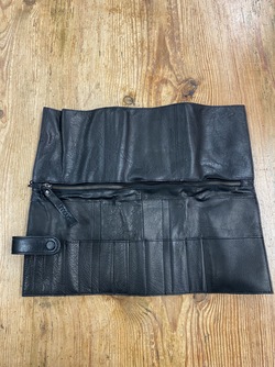 STRIKKEVESKE SKINN STOCKHOLM SORT