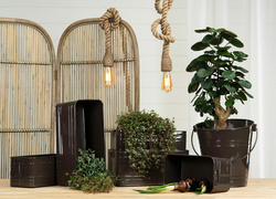 Lampe tau naturfarget Natur - A Lot Decoration