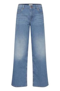PZ EMMA JEANS WIDE LEG lys blå - Pulz jeans