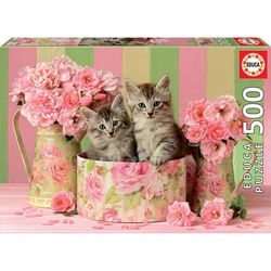 Educa puslespel 500 Kittens With Roses 500 bitar - Educa