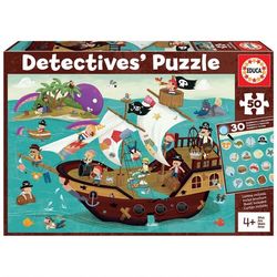 Educa 50 Detective puzzle Pirates 50 bitar - Educa
