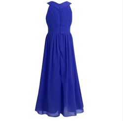 Halterneck festkjole med stener