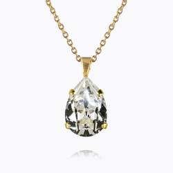 Mini drop necklace Crystal - Caroline Svedbom