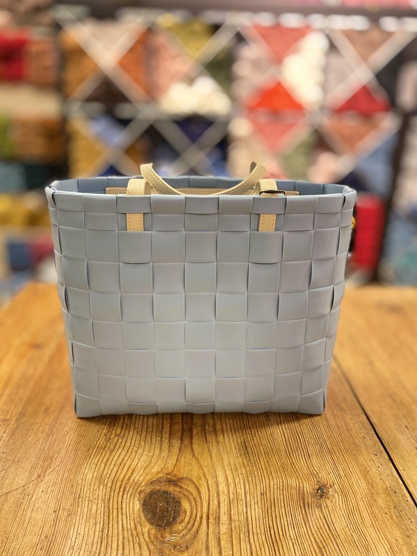 Petite shopper faded blue