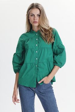 ANTOINETTE SHIRT holly green - Culture