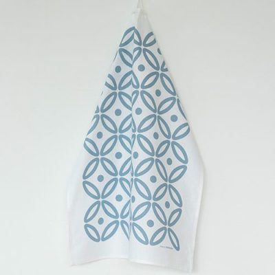 KJØKKENHÅNDKLE art deco blå - Designparken