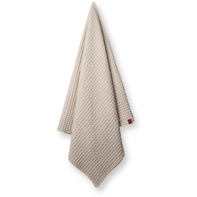 WAFFLE BATH TOWEL kremhvit - HUMDAKIN