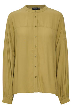 HELIA SHIRT LS cedar/ grøn - Soaked in Luxury