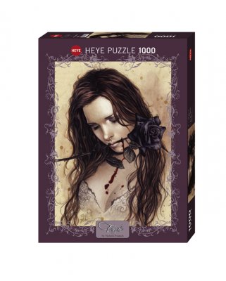 Heye puslespel 1000 Fantasy Favole Dark Rose 