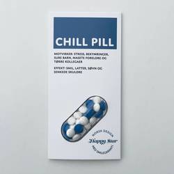 Chill pill  hvit - Happystar
