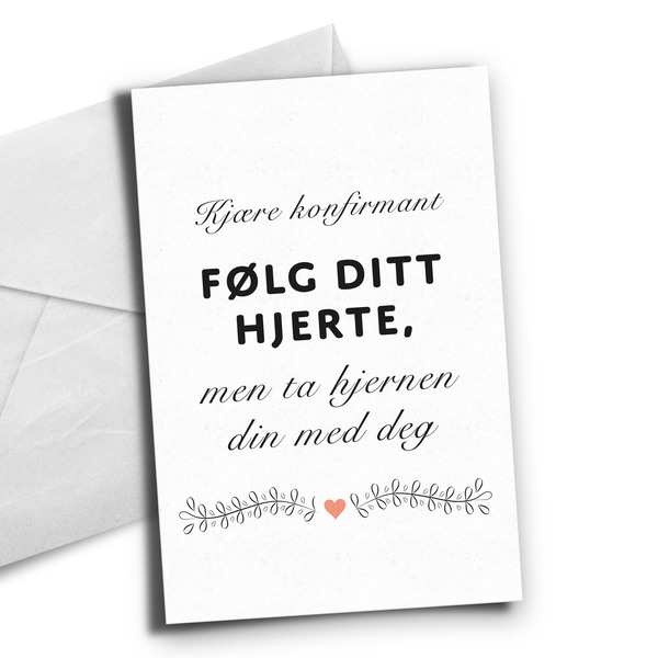Konfirmasjonskort