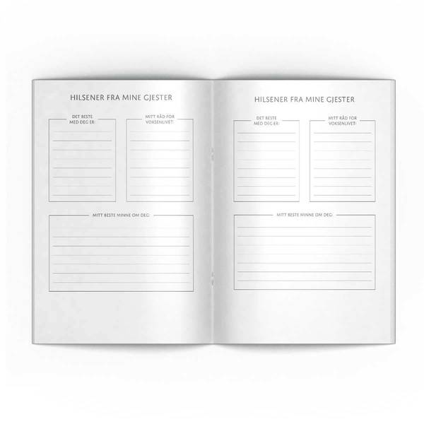 Gjestebok - Min konfirmasjon