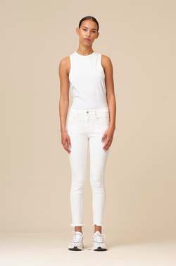 Alexa Jeans White Hvit - Ivy