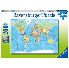 Map of the World 200b 200b - Ravensburger