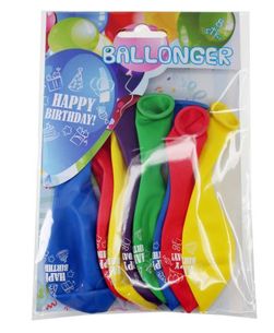 Ballongar 8pk Happy Birthday happy birthday - Tinka