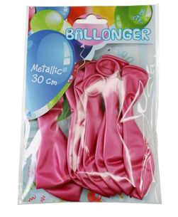 Ballongar 8pk mørk rosa metallic mørk rosa metallic - Tinka