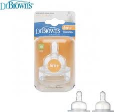 Dr. Brown's Options+ Bred Hals Tåtesmokk 6m+ (til gammel type flaske)