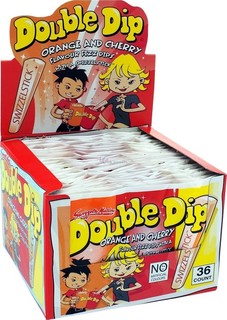 Double Dip 19g Orange & Cherry - Swizzels