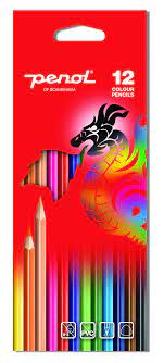 Penol Fargeblyanter 12, tynne