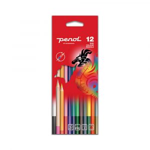 Penol Fargeblyanter - 12 tynne duo