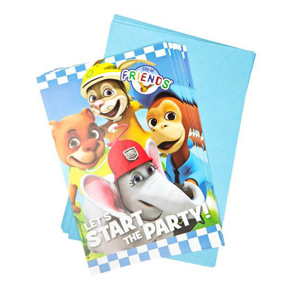 VENNEBYEN INNVITASJONSKORT M/KONVOLUTT 6