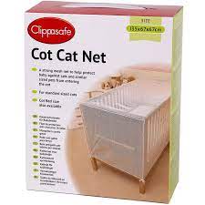 Standard Cot Cat Net Kvit - Clippasafe