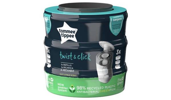 Sangenic Twist and Click bleiebøtte refill 3pk