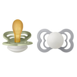 Bibs Supreme 2 Pack Sage GLOW/Cloud GLOW - 2 / Natural Rubber Latex Latex - Bibs