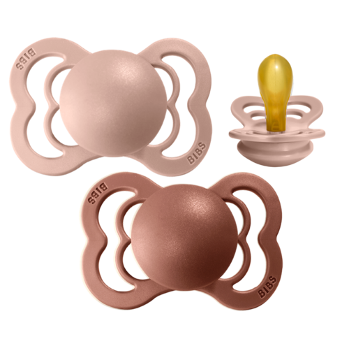 Bibs Supreme 2 PACK Woodchuck/Blush - 2 / Natural Rubber Latex