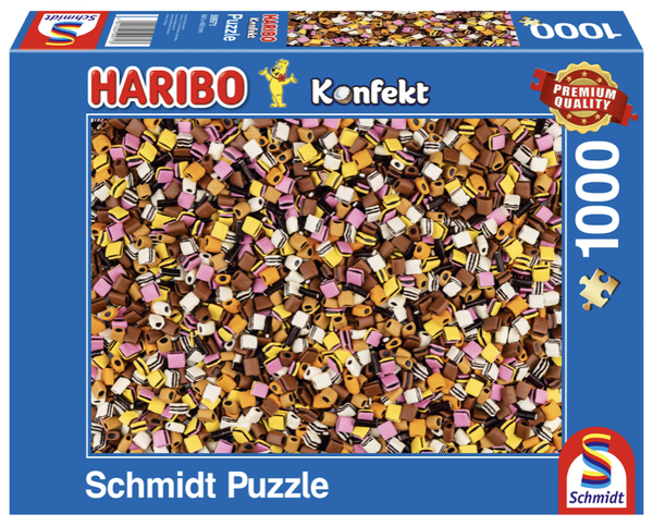Schmidt puslespill 1000 Haribo Konfekt