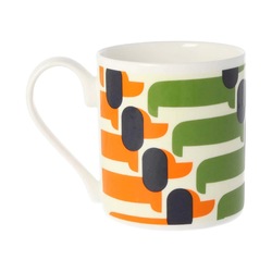 ORLA KIELY krus Sausage dog, orange - Orla Kiely