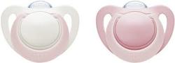 NUK Genius 6-18 Måneder Smokk 2-pack Rosa - NUK