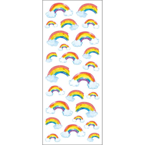 Tinka klistremerker Flamingo/Regnbue