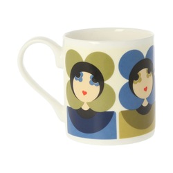 ORLA KIELY krus Luna Blue/Sage - Orla Kiely