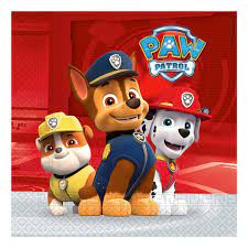 Servietter Paw Patrol 20pk Paw Patrol - Bursdag/Fest