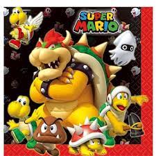 Servietter Super Mario 20pk Super Mario - Joker