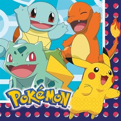 Servietter Pokemon 20pk Pokemon - Joker