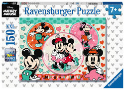 Ravensburger puslespill 150 Disney Drømmeparet Mikke & Minnie 150 bita - Ravensburger