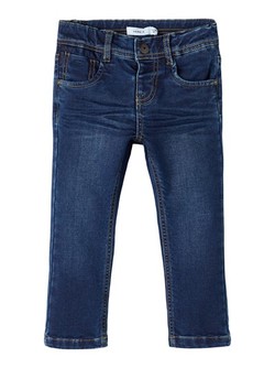 NMMROBIN DNMABRUS 3719 BRU SWE PANT Dark Blue Denim - Name It