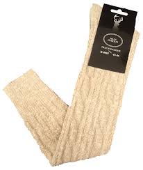 Oktoberfest Linen-Socks str 43-46 Beige - Salg