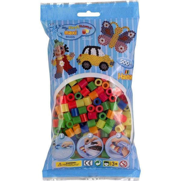 Hama Maxi Beads 500 pcs Mix 51 8472